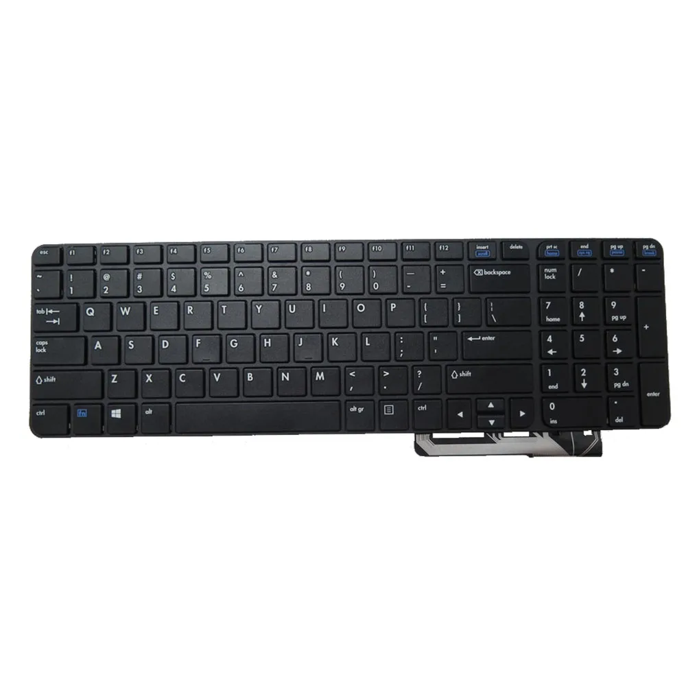 

KVM Keyboard For HP AF644A LCD 8500 776648-001 MP-11N13US-6571 MP-11N16F0-6571 With Black Frame United States US/French FR Black