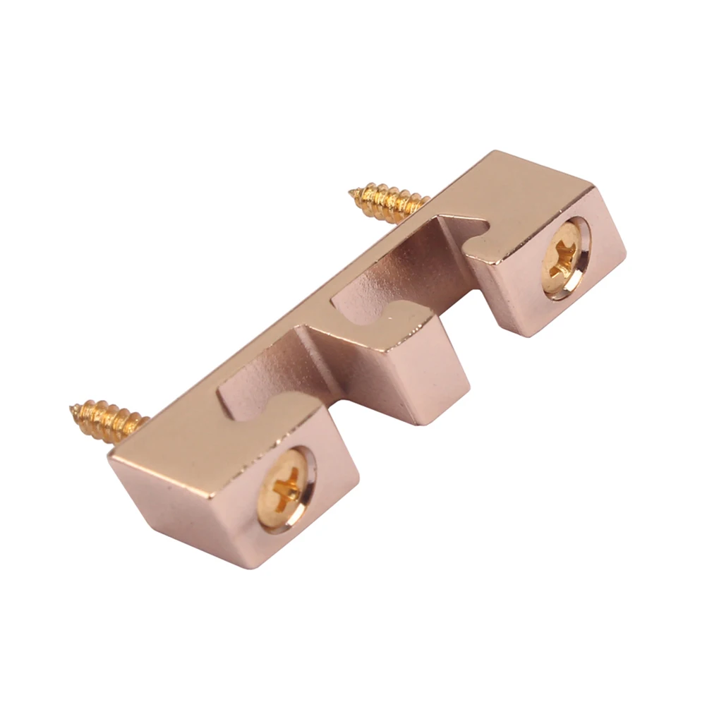 

Metal String Retainer for 3 String Bass Guitar Zinc Alloy Precision Machined Guide for Enhanced Tone and Playability