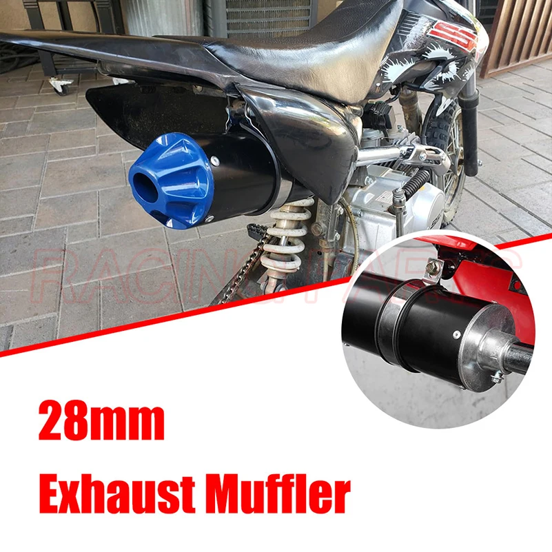 Motorcycle 28mm Muffler Exhaust Pipe Clamp 110 125cc 150cc PIT PRO Quad Bike Dirt ATV kayo BSE EXC CRF