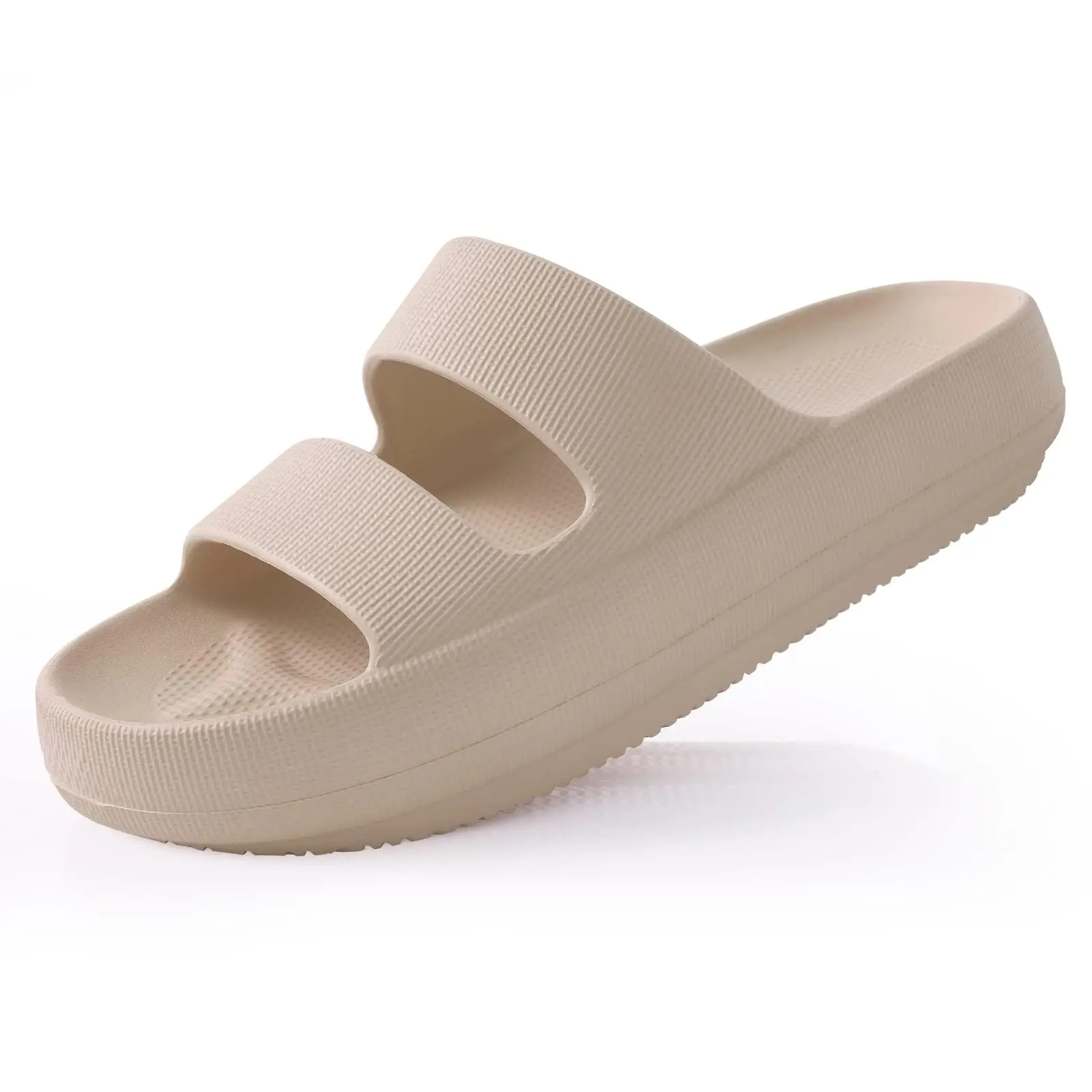 Pallene Soft Platform Slippers For Women Lightweight Beach Sandals Summer Thick Sole House Slides Arch Support Orthopedic Slides