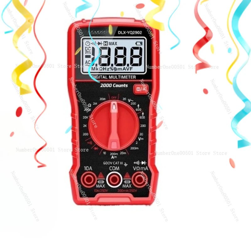 

High Accuracy Digital Clamp Meter Smart Current Voltage Capacitance Tester Auto Burn Proof Electrician Tool