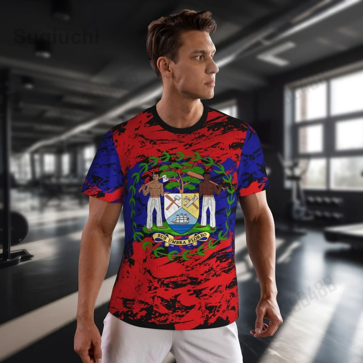 2026 Belize Flag Retro 3D Printing Summer Short Sleeve T-Shirt Men Women Mesh Clothing Breathable Sports Tees