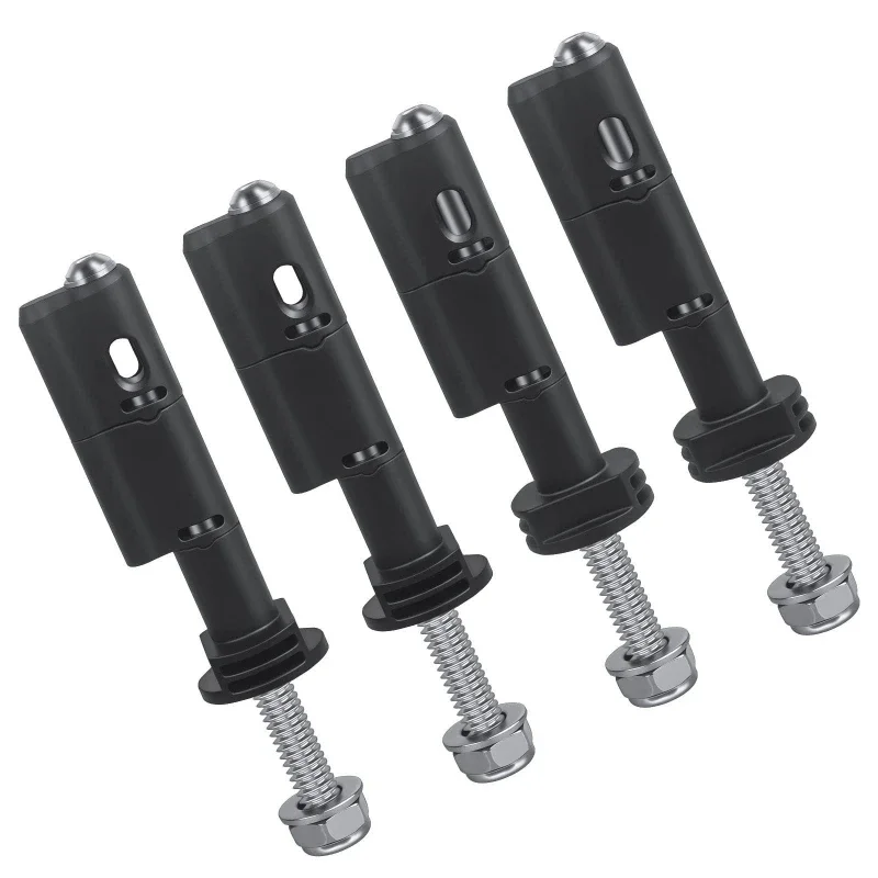 Lockable anti-theft security mounting pin kit, latch, set