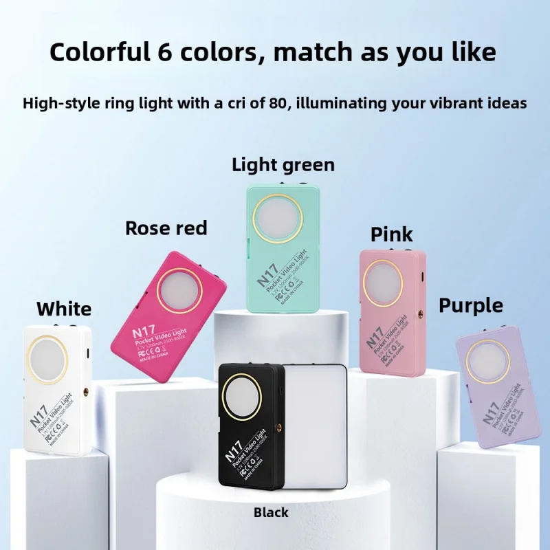 ไฟเติมโทรศัพท์มือถือ ANLAIKE N17 LED พร้อมคลิป ไฟเซลฟี่พกพาขนาดเล็ก