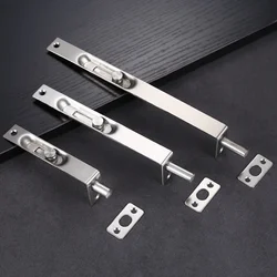 1PC 4/6/8/10/12 Inch Stainless Steel Hidden Door Bolt Security Guard Door Latch Sliding Lock Bathroom Bolt Dust Proof Tube
