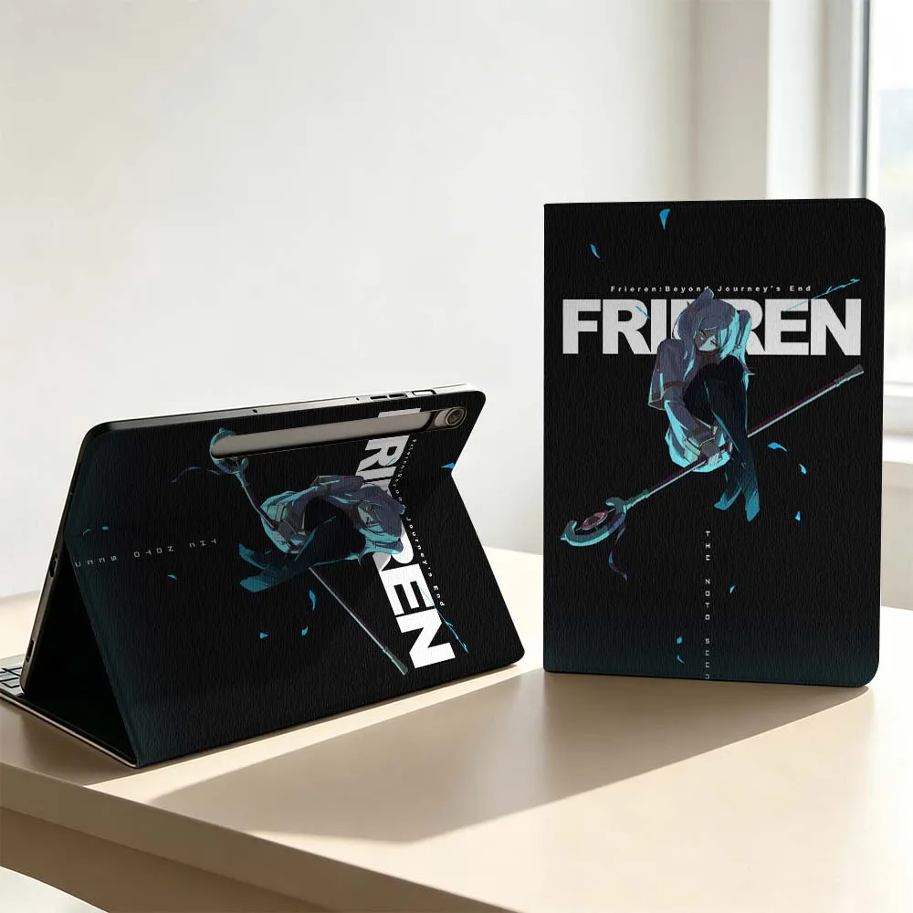 

Frieren-Anime Cute For Samsung Galaxy Tab S11 S10 S9 S8 S7 S6 A9 A8 A11 Lite FE Plus Pen Tray Tablet Case Soft