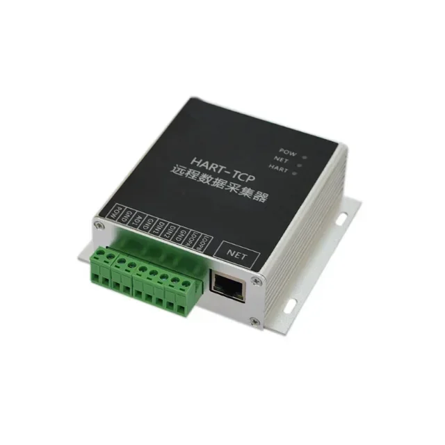 Authentic guarantee Industrial HART to Gateway MODBUS-TCP Converter Data Collector Equipped with two switching value sampling fu