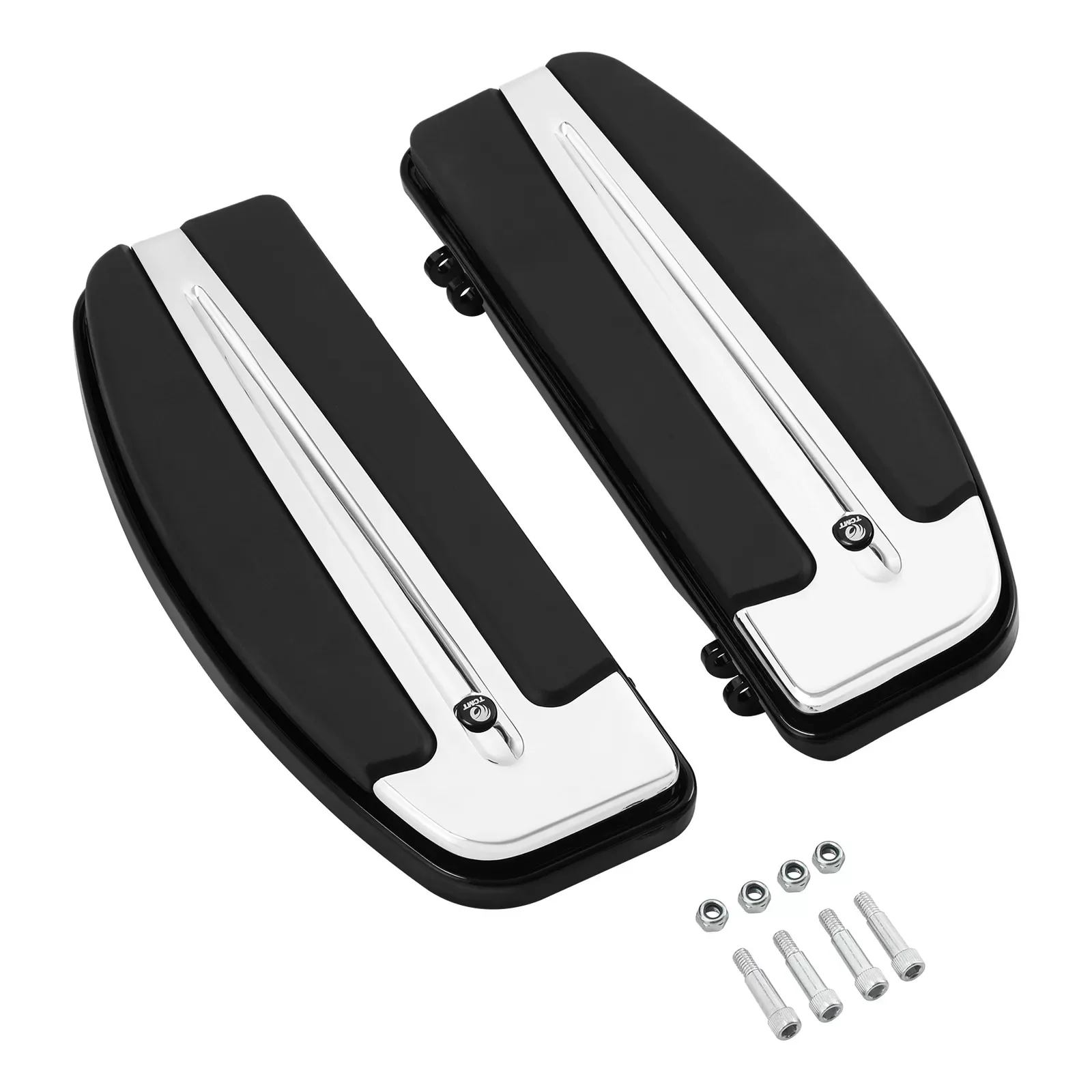 Motorcycle Driver Rider Floorboard Footboard For Harley Softail FL 1986-2017 Dyna FLD 2012-2017