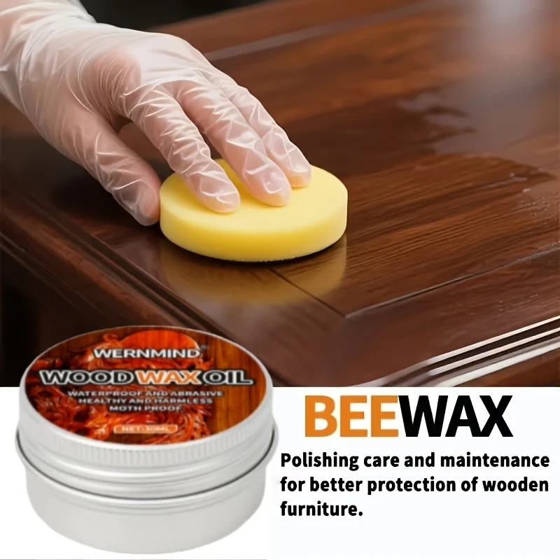 Multi-Functional Wood Polish Wax - Surface Polish & Maintenance, Restores Smoothness, Ideal for Household Wood Care