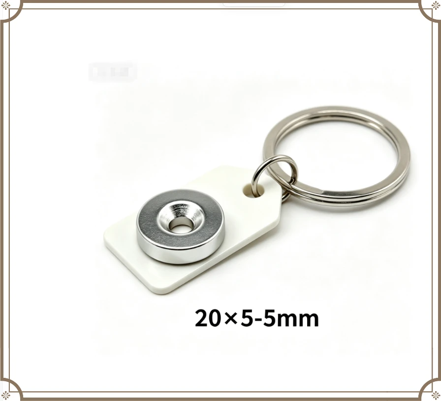 Super Strong 20x5-5mm Neodymium Magnet Round Countersunk NdFeB Permanent Magnet For DIY Handmade Arts And Crafts