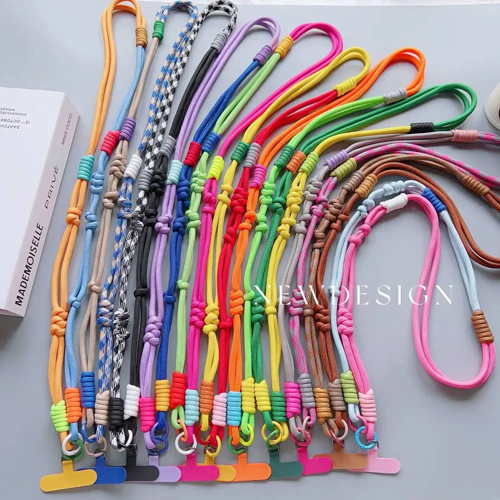 

Creative Knot Mobile Phone Universal Lanyard Crossbody Rope Long Phone Lanyard Shoulder Strap Outdoor Phone Case Bag Lanyard