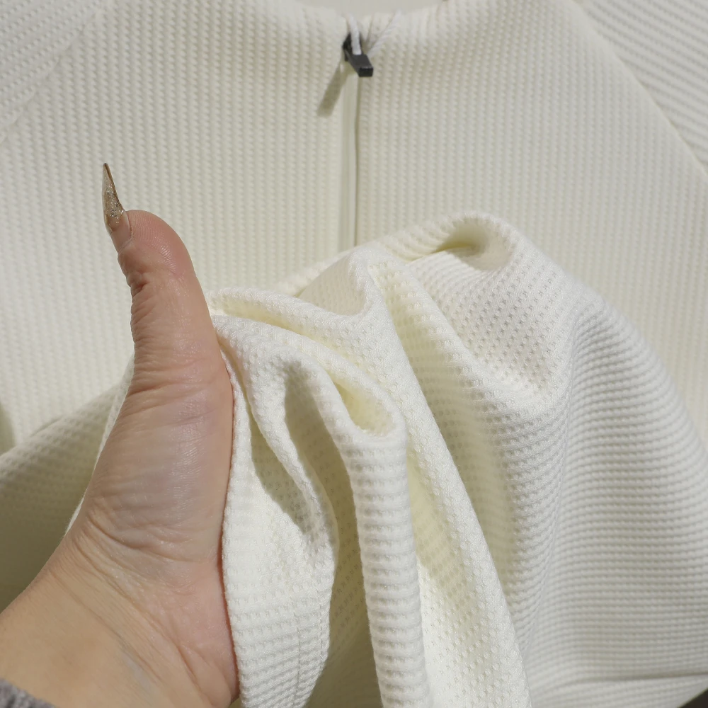   Thiened Men's Long Sve Base irt f Zip ملابس خارجية غير رسمية من ألياف البوليستر قابلة للتنفس وياقة واقفة للدفء