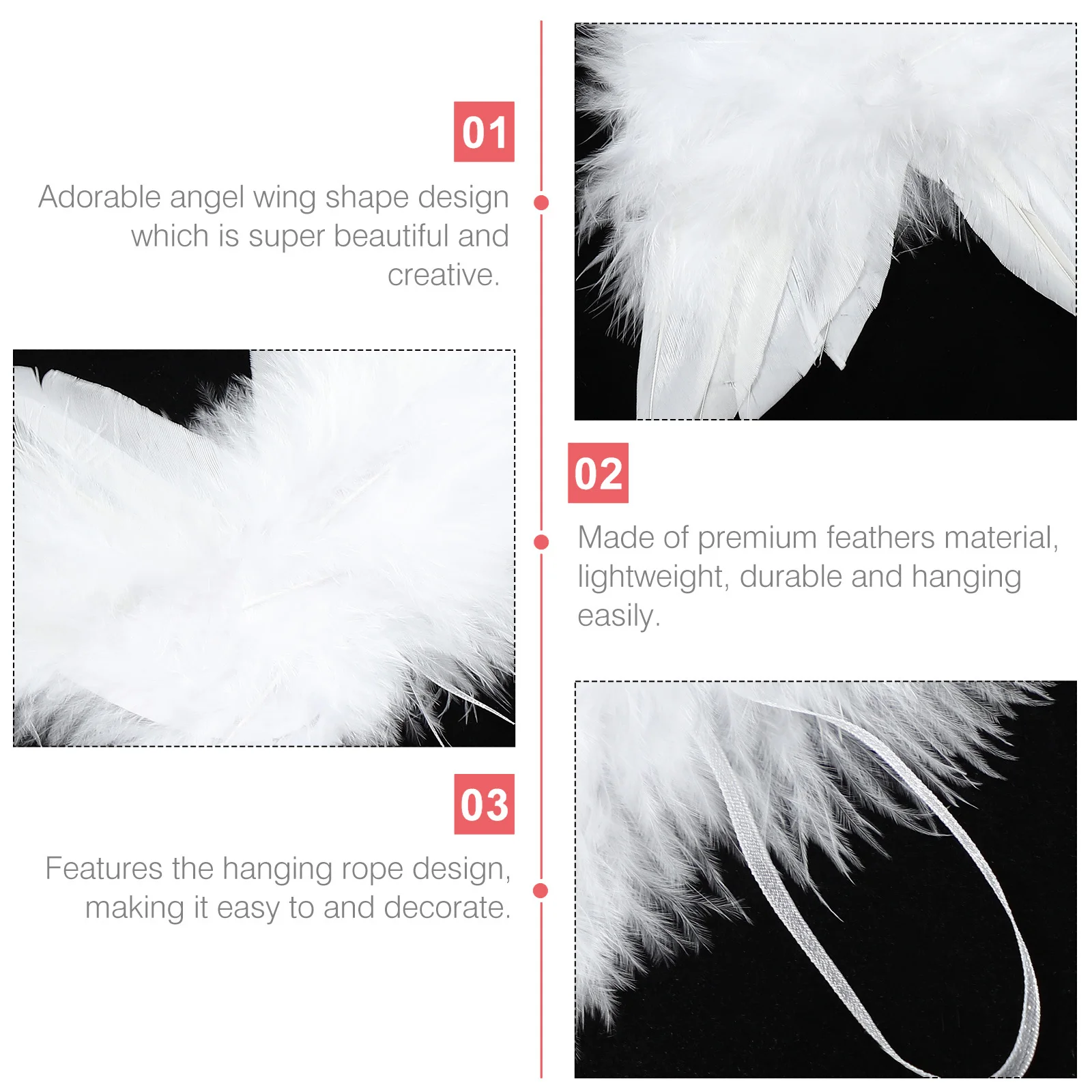 10 قطعة أجنحة الملاك الاطفال التصوير الدعائم عيد الميلاد صور اكسسوارات أجنحة الزخرفية الأطفال الدعائم الملاك الجناح ديكور #5