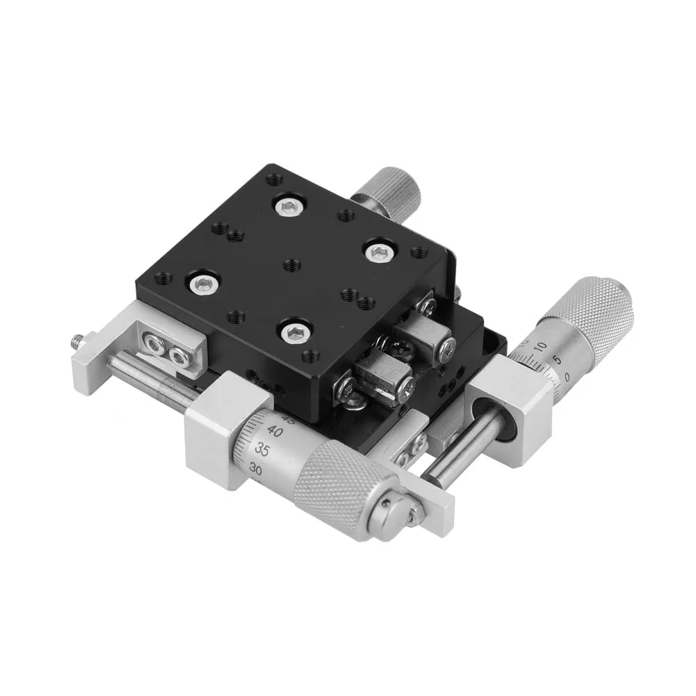 XY Axes 40x40mm LY40-CM Stage Linear Ball  Precision Manual Displacement  Linear Stage Trimming