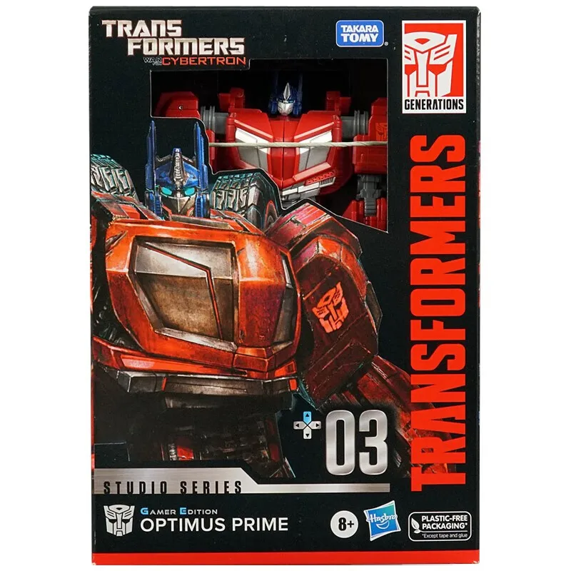 TAKARA TOMY Transformers Toys Studio Series Gamer Edition 6.5-inch Voyager Class WFC Optimus Prime Action Figure Gift SS GE-03