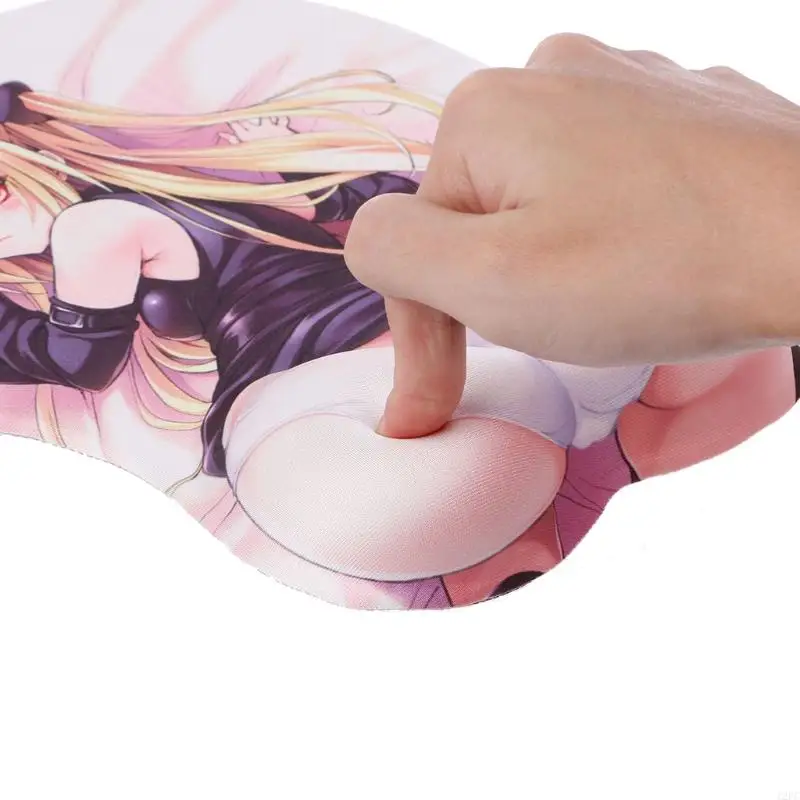 12PC Mousepad for Creative 3D Cartoon Anime Sexy Girl Hips Silicone Mouse Mice Pad Gaming Mice Hand Wrist Rest Support