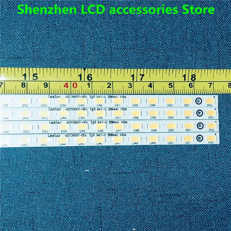 4Pieces/lot  for Changhong  ITV42839E LED42760X LCD backlight strip  42T09-05B T420HW07  52LED  472MM   100%new,