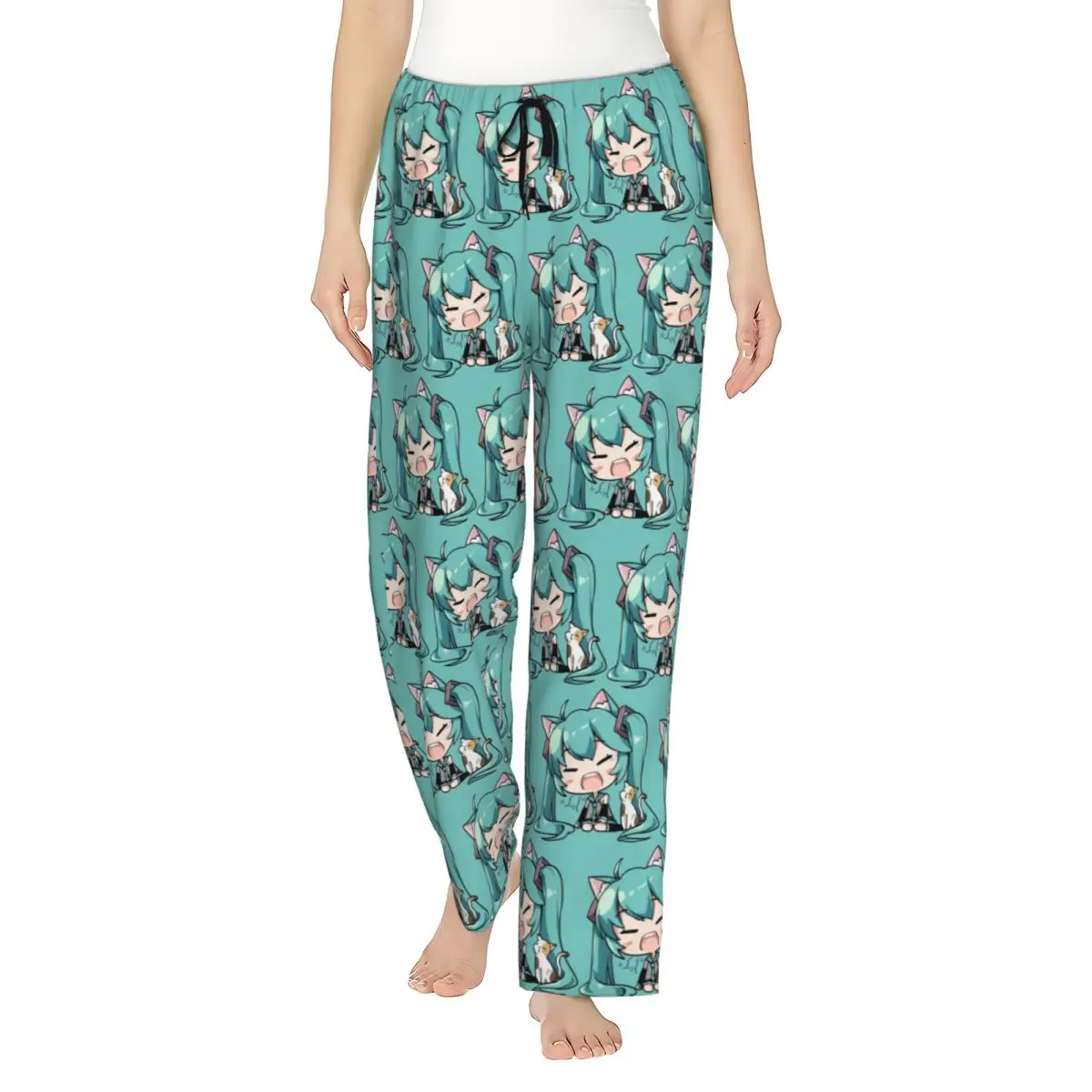 calcas-de-lounge-kawaii-hatsune-miku-anime-manga-para-mulheres-calcas-de-pijama-esticaveis-para-casa