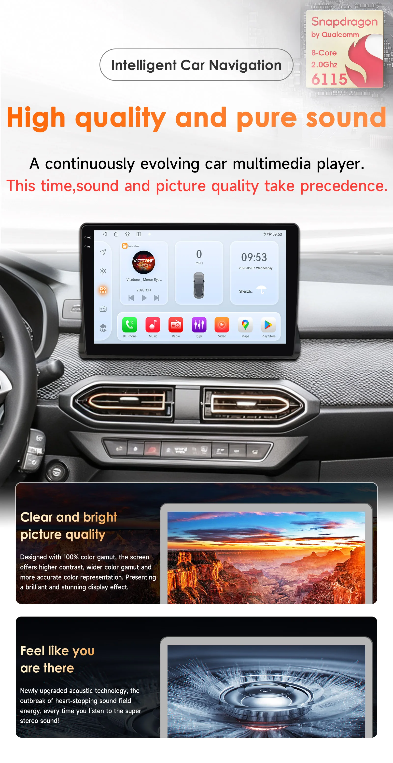 Android 14 Car radio For Dacia Sandero Stepway Renault Talian 2021-2025 Multimedia Video player 6115 8Core Autoradio AI Carplay