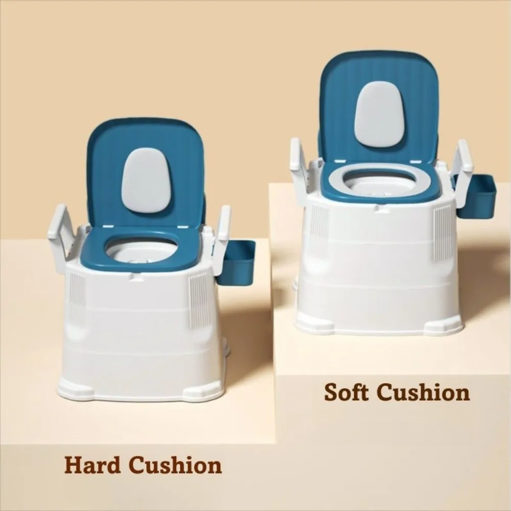 

Удобный портативный мобильный туалет, пластиковый нескользящий унитаз, дезодорирующий туалетный стул для пожилых беременных женщин