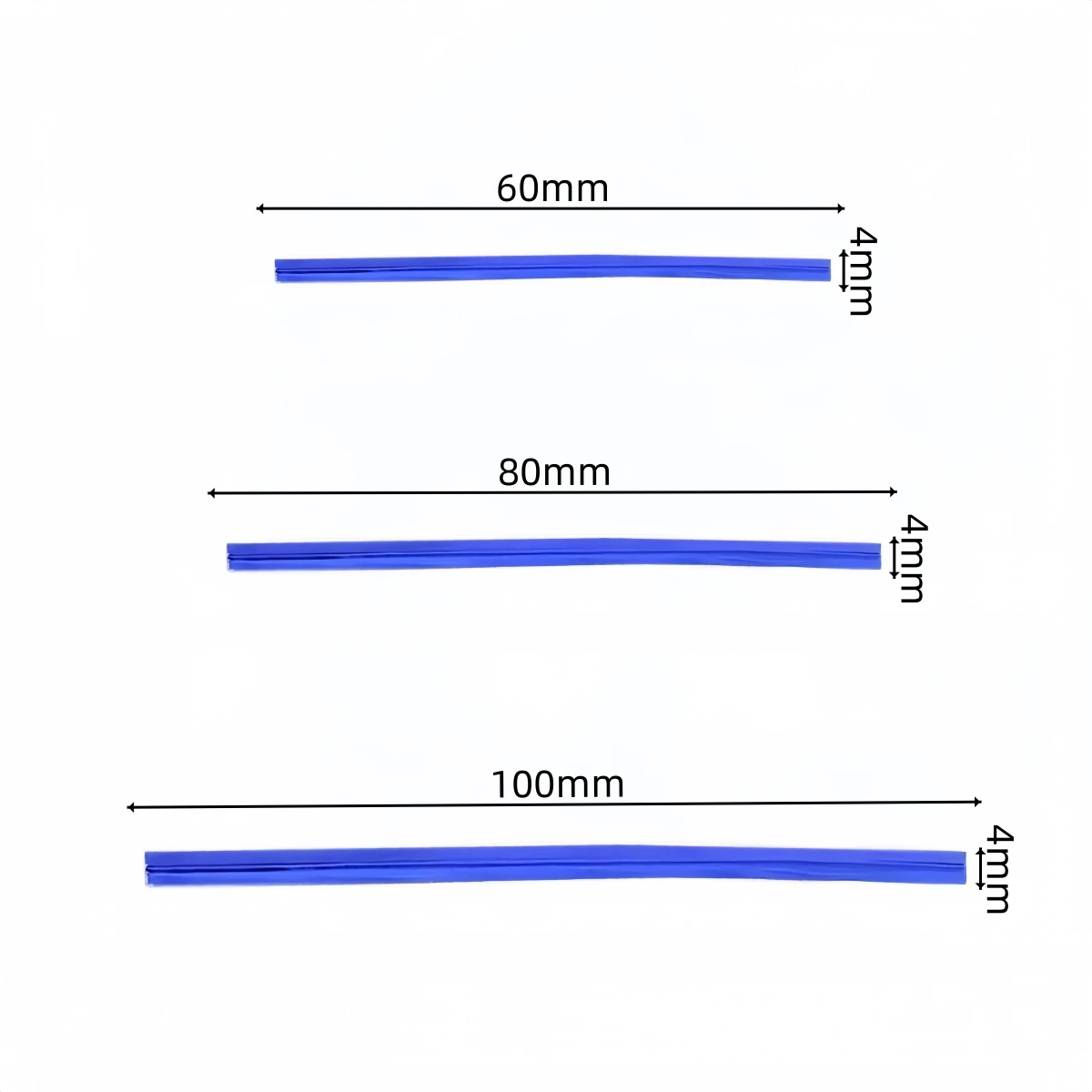 800Pcs 6/8/10cm Plastic Metallic Twist Ties Wire Reusable Sealing Binding Wire for DIY Lollipop Jewelry Bags Party Wedding Gifts