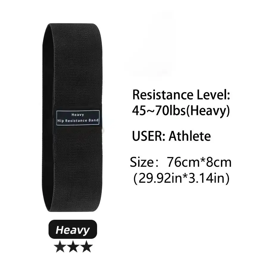 Stofweerstand Heup Booty Bands Glute Dij Elastische trainingsbanden Squat Circle Stretch Fitnessstrips Loops Yoga Gymapparatuur