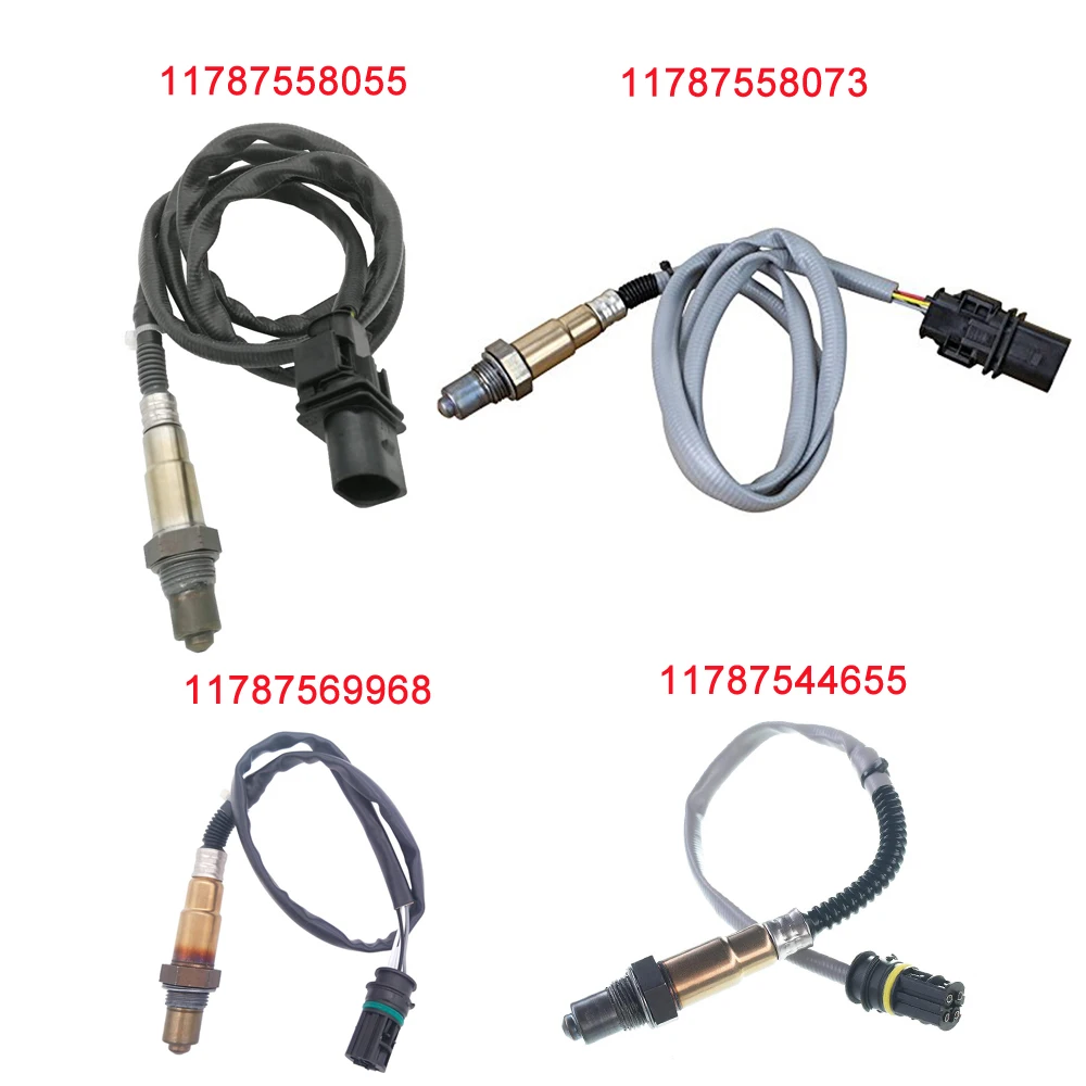 

4pcs 11787558055 11787558073 11787544655 11787544654 Front Rear Lambda Oxygen O2 Sensor for BMW E60 E61 E90 323i 523I 525i 530I