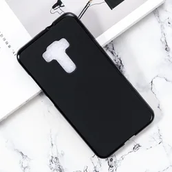 Black Soft Silicone Funda Asus ZenFone 3 ZE552KL Case Soft TPU Good Quality Coque For Asus ZE552KL Cover