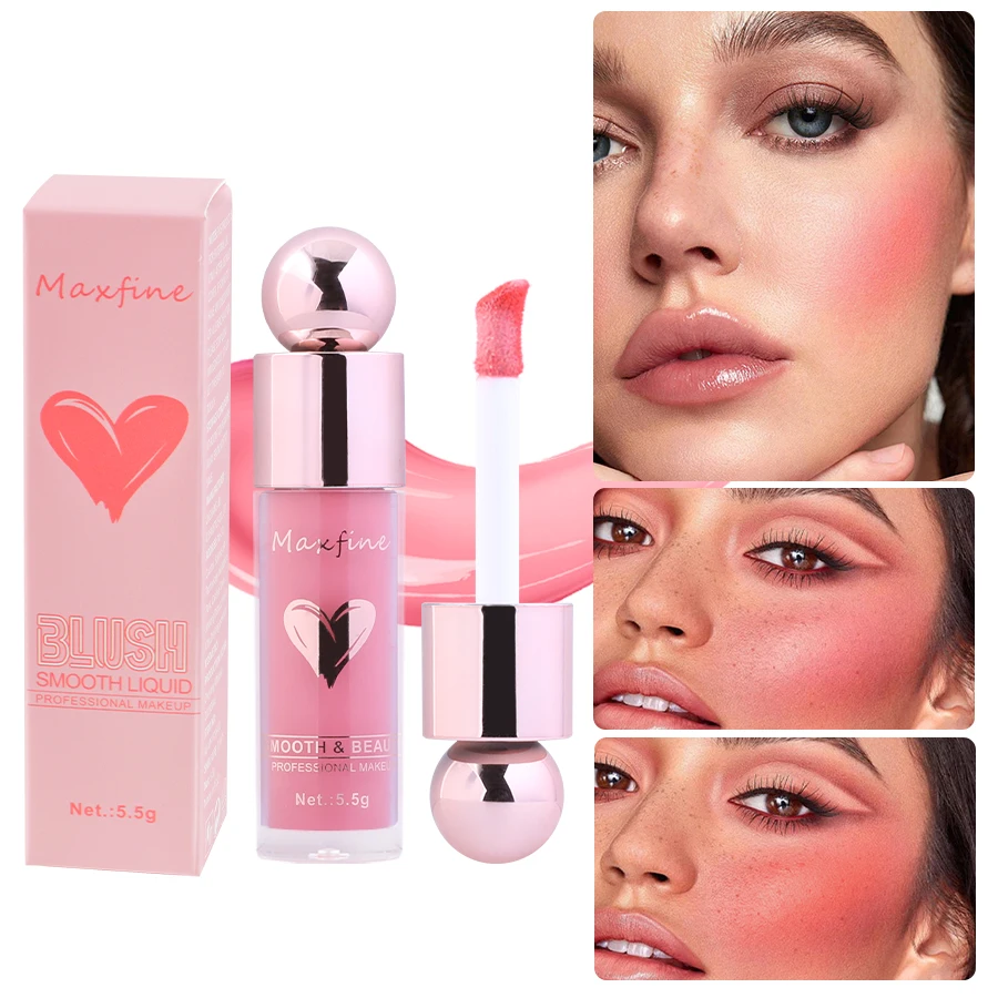 Multi-Use Waterproof Liquid Blush Lasting Moisturizer Matte Natural Face Blusher