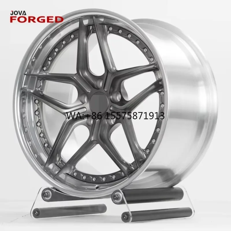 

2-piece Hot Forged 6061-T6 Aluminum Alloy Wheels 5x112 18 19 Inch Car Aluminum Wheel Rims