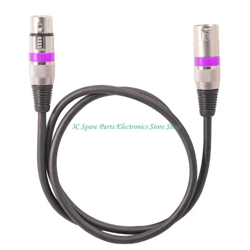 SZ 5PCS Durable XLR to XLR Microphone Cable XLR 3PIN Male to XLR 3PIN Female Balanced Microphone Cord for DMX-Stage Lights