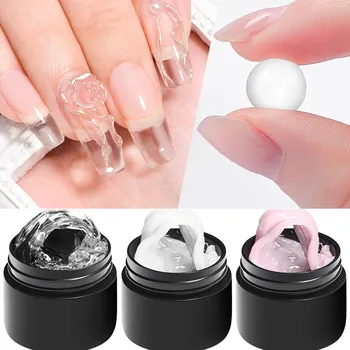 2/3pcs Clear Non-Stick Hand Extension Gel Nail Polish Set 3D Shaping/Sculpting/Carving…