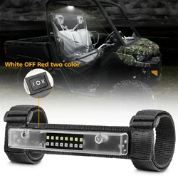 1Pcs Car Bi-color LED Lights for UTV ATV Polaris RZR Golf Dome Lights Guard Bar Lights Car Accessories