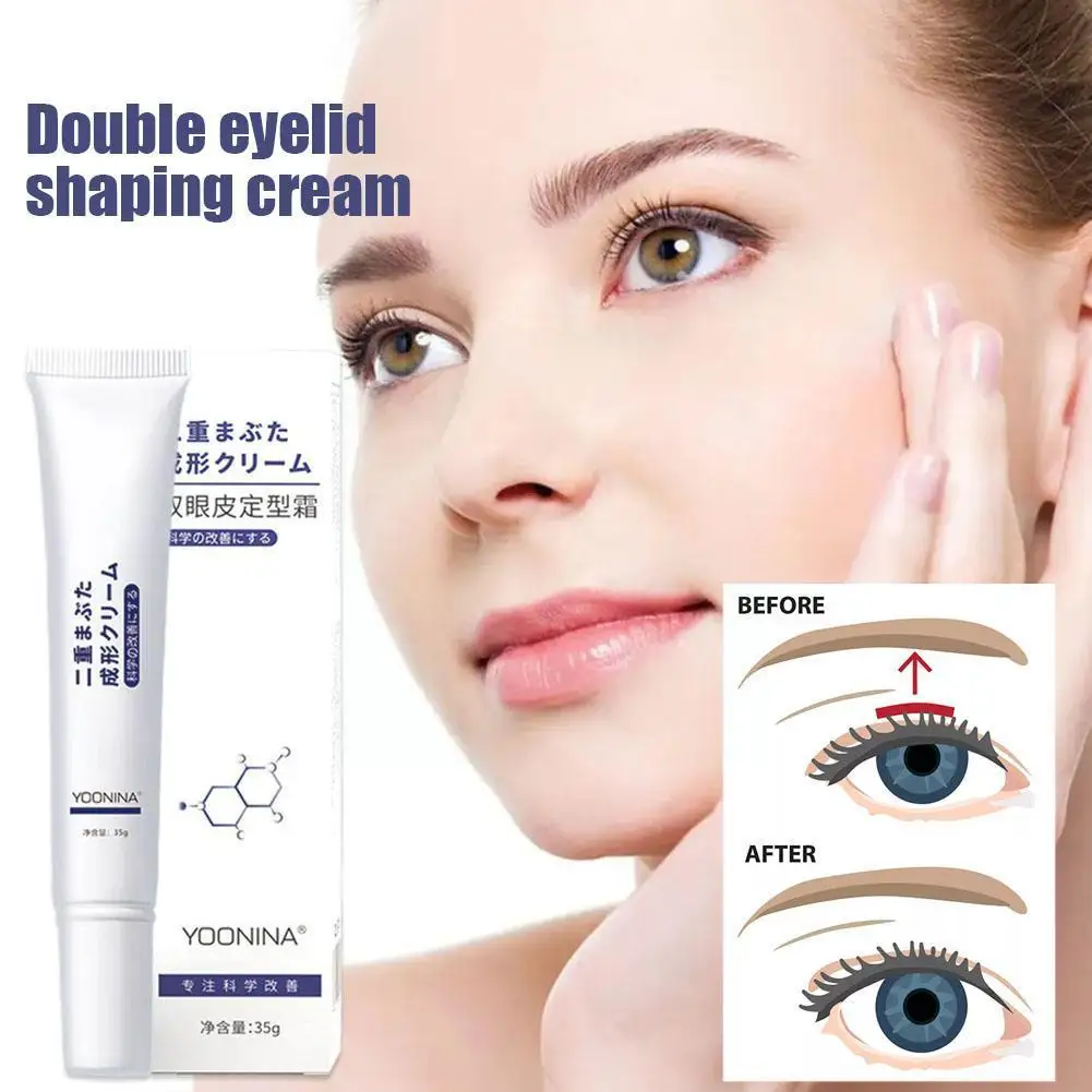 35g Double palpebra artefatto Seamless Invisible Natural Cream Eye Tool grandi strumenti Lift Eye Makeup Shaping Eyes A3a7