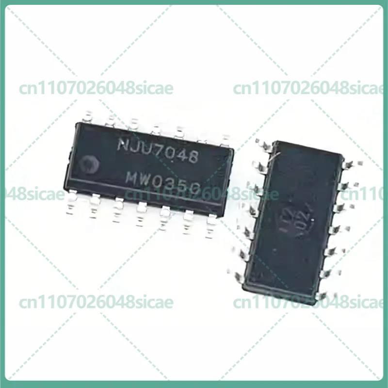 10pcs/Lot NJU7048G NJU7048 7048 SOP14 High-Speed rail-to-I/O Quad CMOS Operational Amplifier