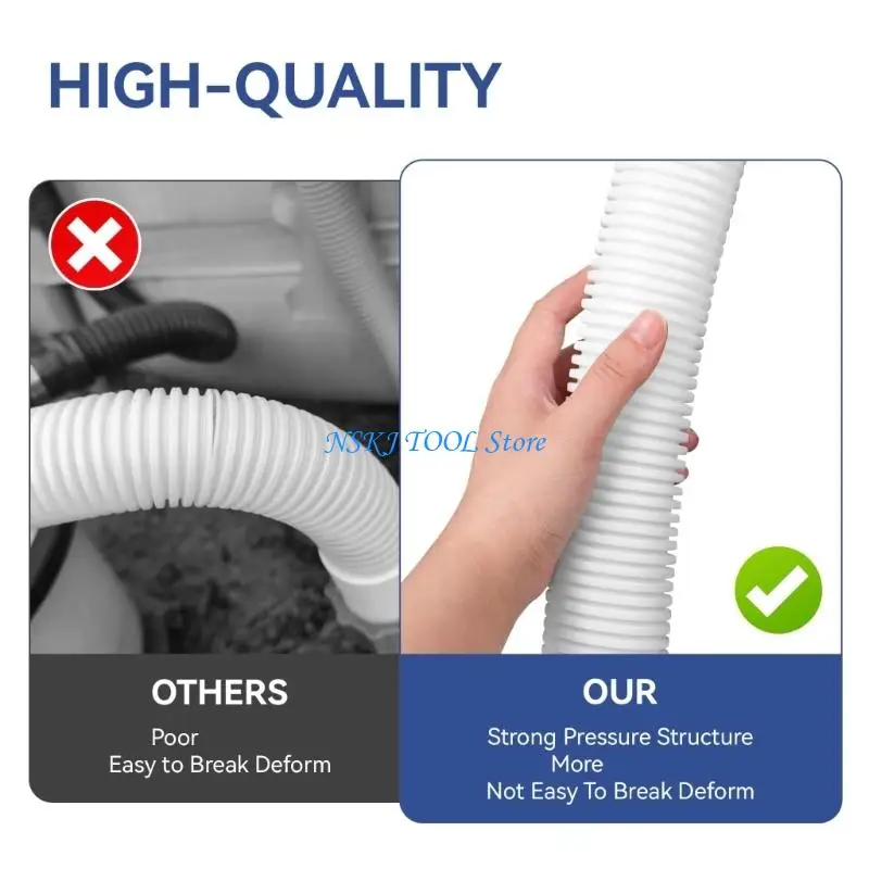 L8RC 2Pcs 1.5Inch Pool Sand Filter Pumps Hose Replacement 11535 Interconnecting Hose