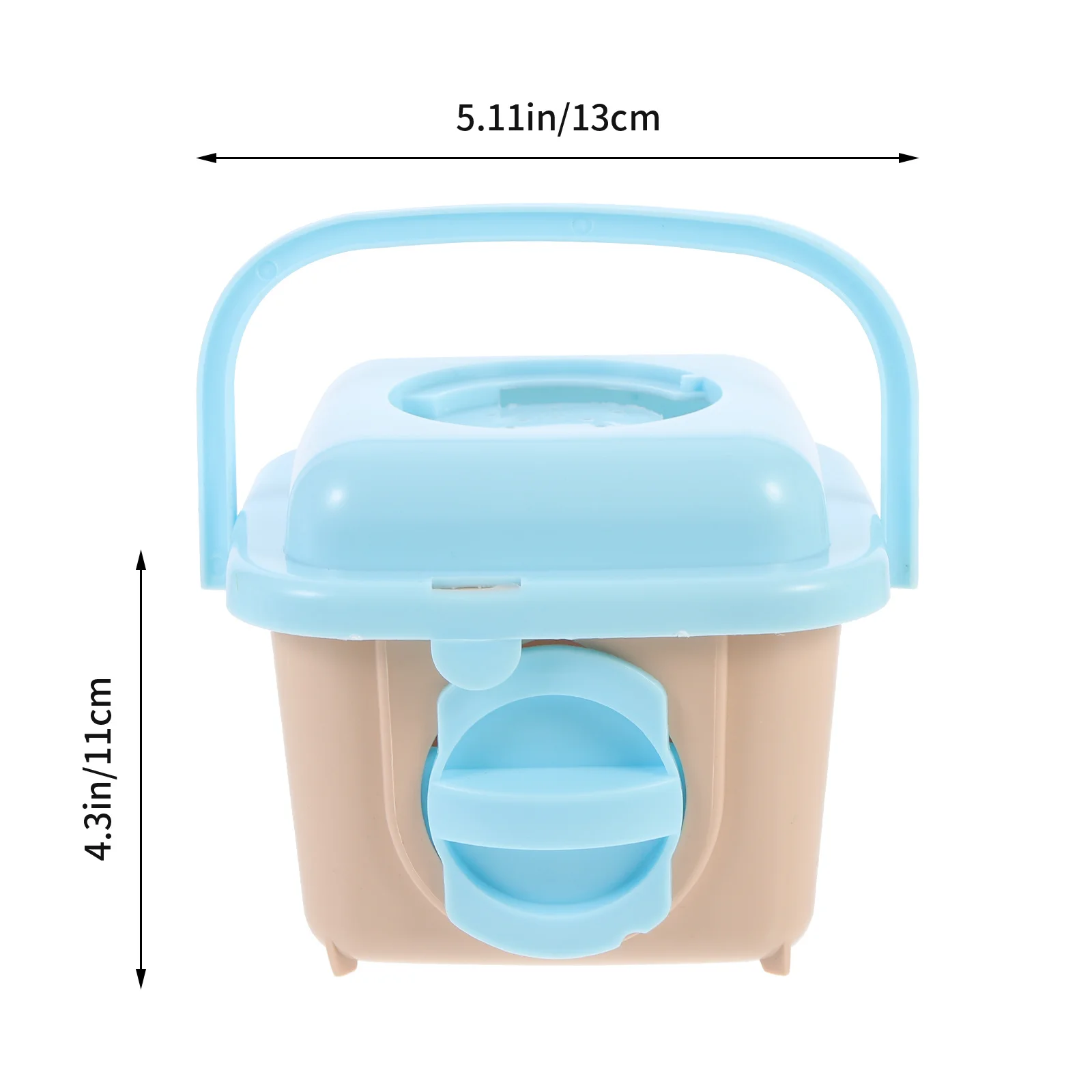 حامل الهامستر للسفر، حافظة بلاستيكية متينة، محمولة، عش الحيوانات الأليفة الصغيرة، قفص خنزير غينيا، سهلة التنظيف، حامل هامستر يدوم طويلاً