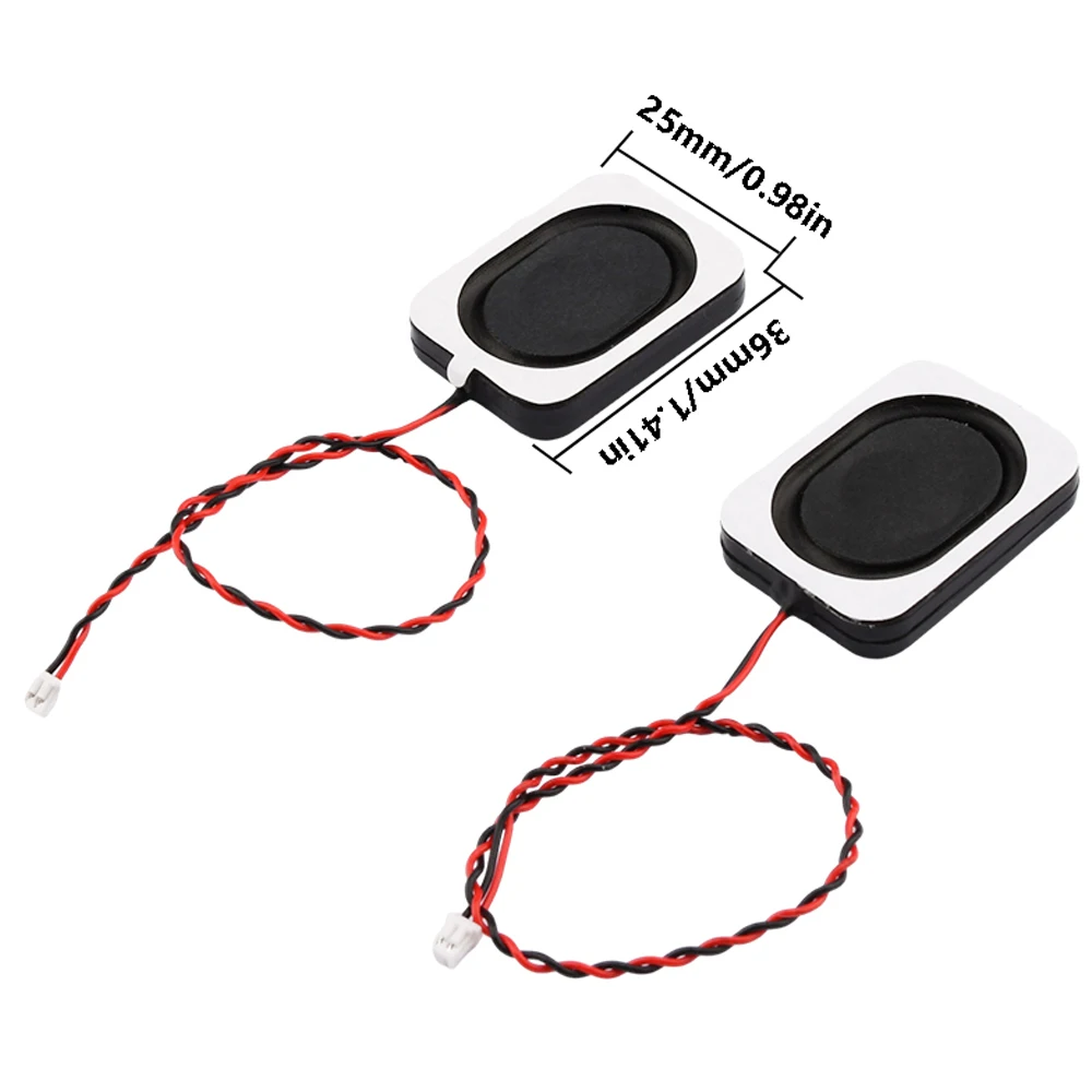 Altoparlante a cavità magnetica interna in plastica 3525, altoparlante a scatola ultrasottile da 8 ohm/4 ohm, 2 watt, 3W a piena frequenza 2535 con terminale