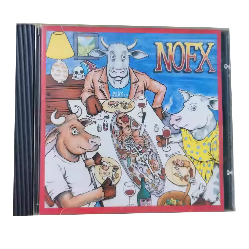 

CD NOFX Либеральная анимация С быстрым ритмом, острыми лириками, спустящие социальные проблемы, является культовым «радическим юмором NOFX»