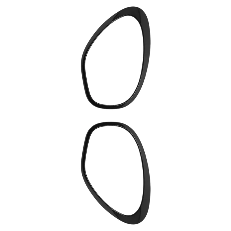 AB61-For Mini Cooper Countryman R60 2011- 2016 مجموعة حواف المصباح الأمامي 2X باللون الأسود 51139812899 51139812900 #4