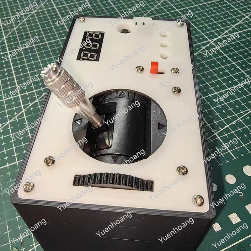 1PC For ESC Calibration Brushless Motor Driver Joystick-Style Servo Tester Built-in Digital Voltage Display w 3D-Printed Housing