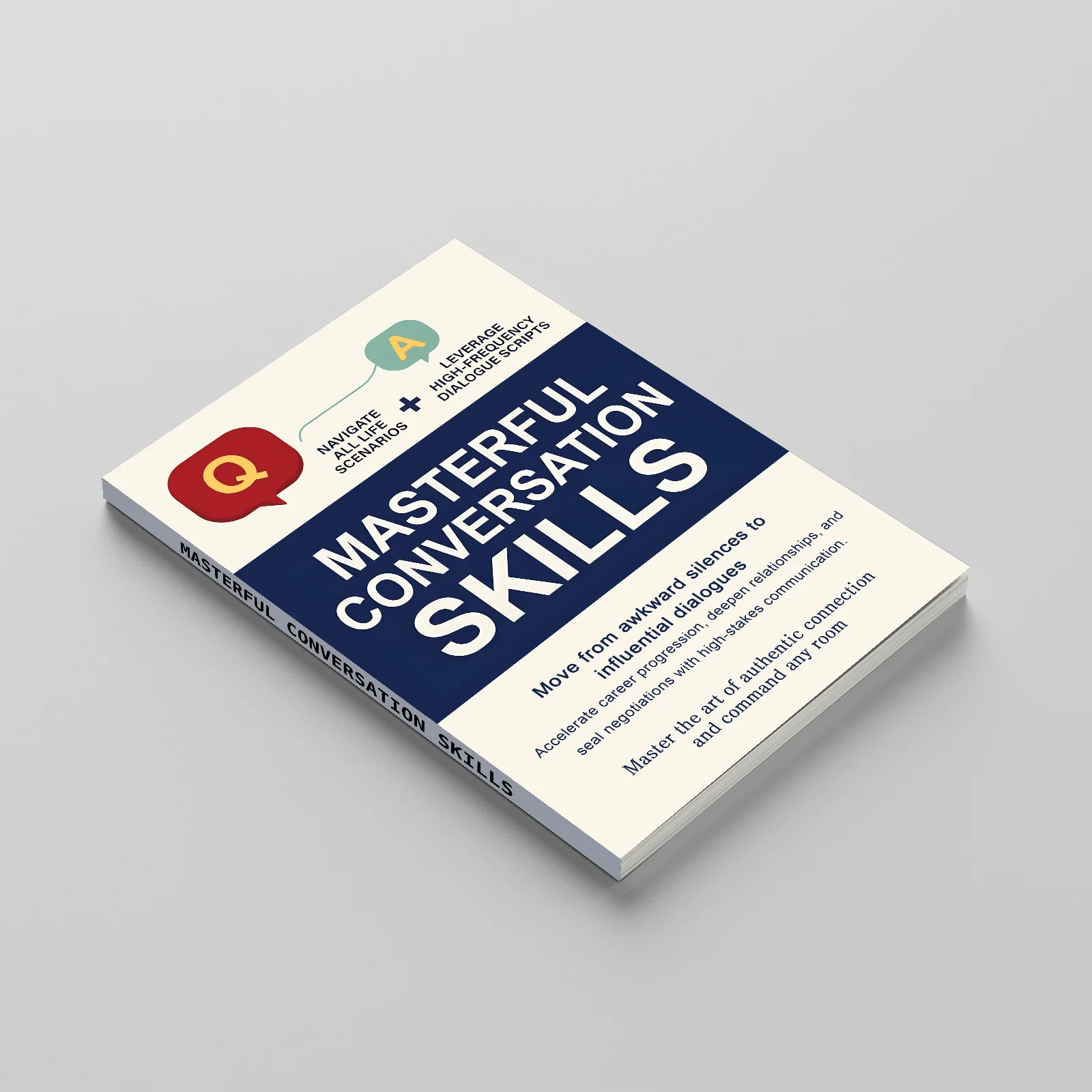 Conversation Skills Guide Book for Adults, Practical Dialogue Examples for Everyday Communication, Social Conversations
