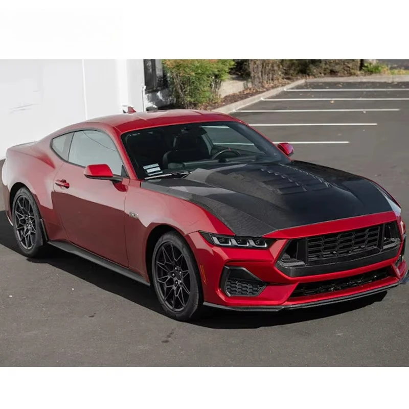 2024 for  Mustang GT500 Upgrade High Quality Carbon Fiber Engine Hood Specific for Mustang with Bolts Included New Condition