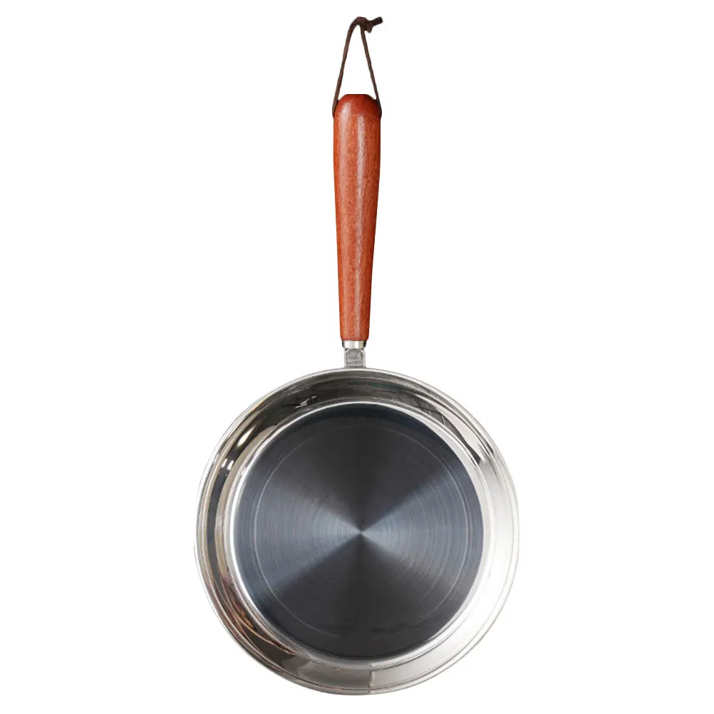 

Stainless Steel Small Egg Frying Pan Mini Nonstick Skillet Lightweight Pan for Omelets Pancakes Breakfast Cooking Use