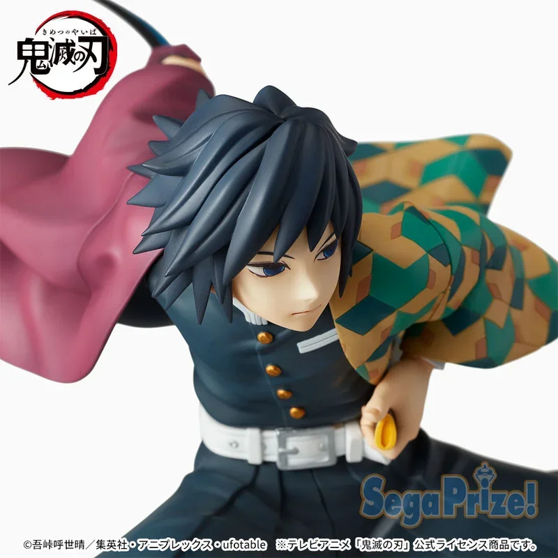 SEGA Original Demon Slayer Anime Figure SPM Tomioka Giyuu Action Figure Toys for Kids Gift Collectible Model Ornaments Dolls