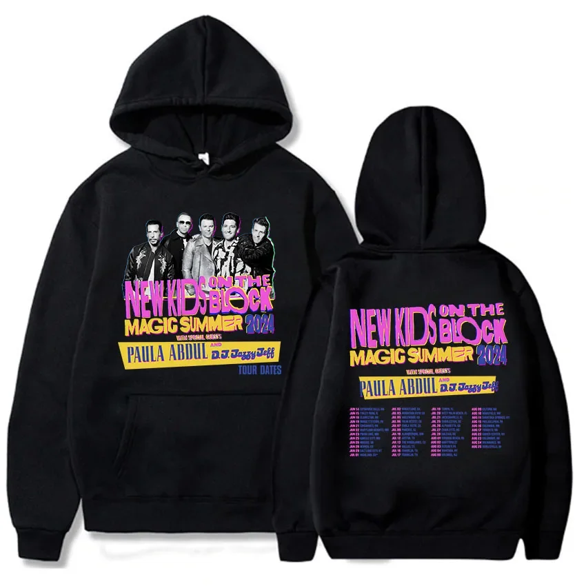 NKOTB-B The Magic Summer Tour 2024 Hoodie Sudaderas Para Mujer Women/Men Clothing Moletom Long Sleeve Hip Hop Streetwear Y2k Top