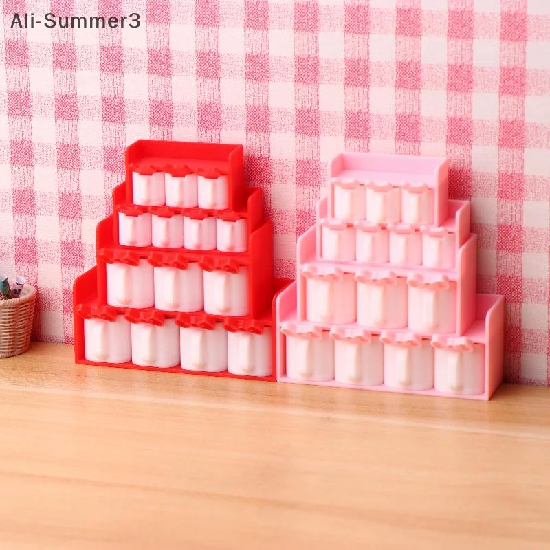 1/12 دمية صغيرة الكرتون التوابل جرة نموذج دمية المطبخ الديكور دمى منزل المشهد اكسسوارات التظاهر اللعب اللعب #6