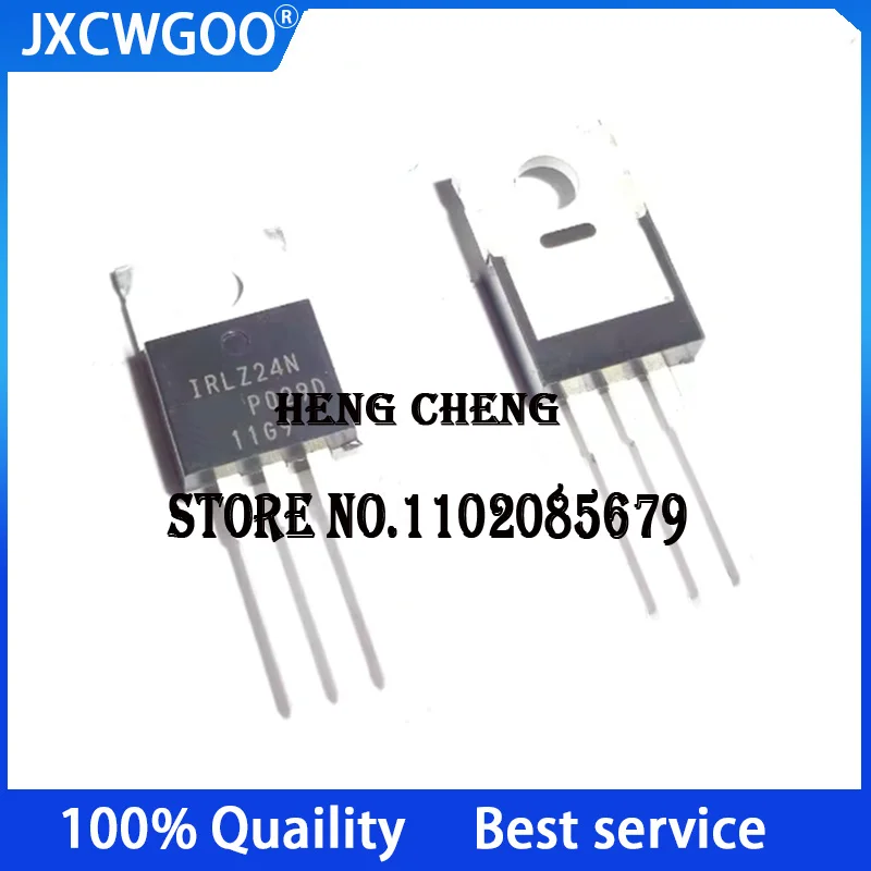 

10PCS 100%New Original IRLZ24NPBF IRLZ24N TO-220 18A/55V MOSFET