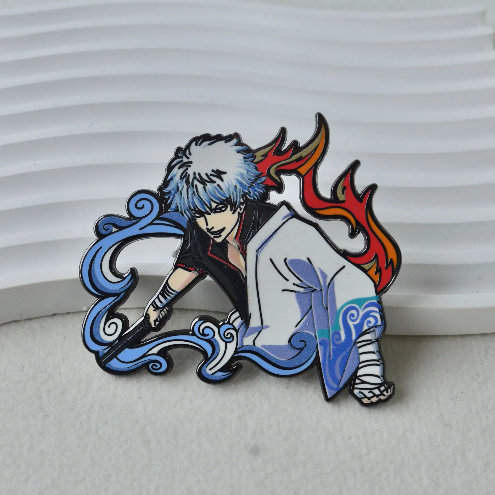 كول أنيمي رجل المينا دبابيس مضحك الكرتون بروش الملابس على ظهره جمع شارات التلبيب مجوهرات الأزياء اكسسوارات الأصدقاء الهدايا #2