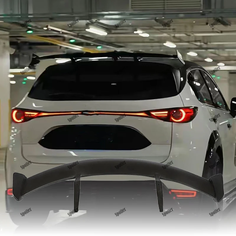 For Mazda CX-5 CX5 2018 2019 2020 2021 2023 2024 2026 Rear Roof Spoiler Wing Carbon Fiber Trunk Lip Wing Spoiler Car GT Styling